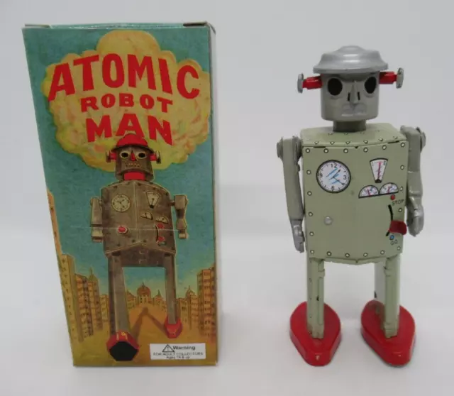 Schylling Collector Series Atomic Robot Man Wind-Up Tin Toy