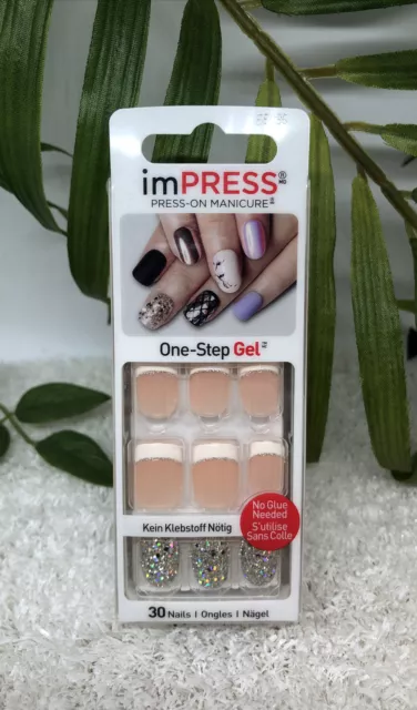 KISS imPRESS PRESS-ON MANICURE 30 Nails selbstklebend Fingernägel ROCK IT *neu*