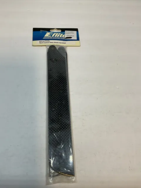 Nip Nos E-Flite Eflh1147C Sym Carbon Main Blade Set Bcp R/C Helicopter Part