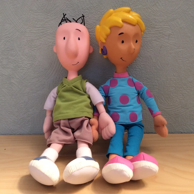 DISNEY NICKELODEON TALKING Doug Funnie & Patti Mayonnaise Doll Figure
