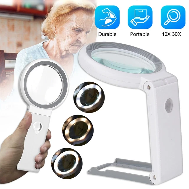 Jrifedptry 2 Pezzi Gioiellieri Lente Di Ingrandimento 30X 60X 90X - Foto 14