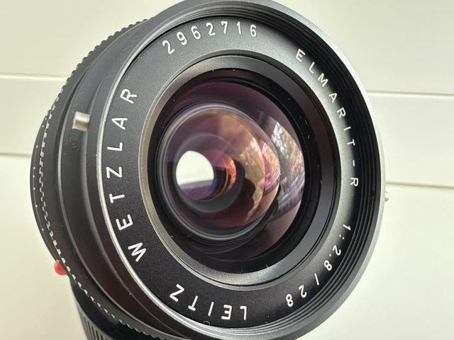 LEICA LEITZ WETZLAR Elmarit-R 28mm f/2.8 3-Cam Leica R Excellent +