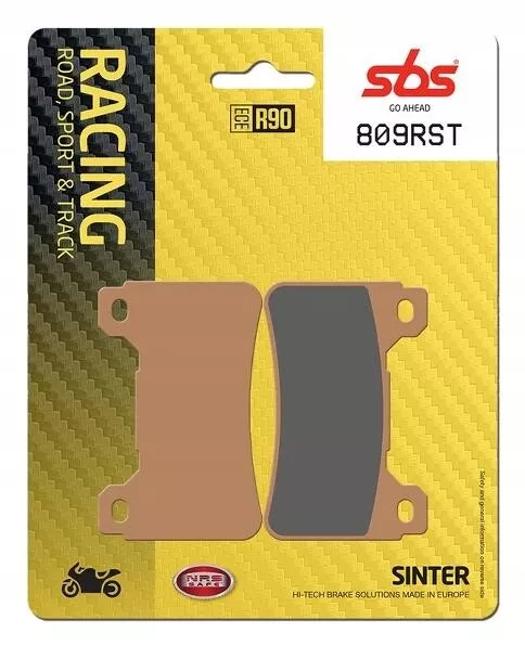 Plaquettes De Frein Kh390 Track And Sport Sinter Colour Gold (Remplace Rs Compou