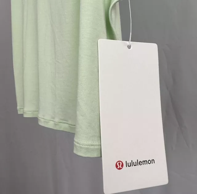 LULULEMON SHIRT WOMENS Size 12 Green Shoulder Cut-Out Yoga Tank Top ...