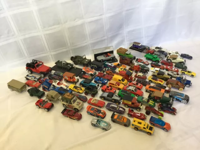 Lot of 80+ Cars - Matchbox/Hot Wheels/Other Brands