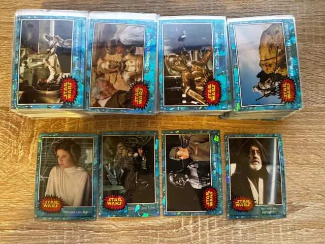 2022 Topps Chrome Sapphire Star Wars Base Card #1-132 Pick Your Card