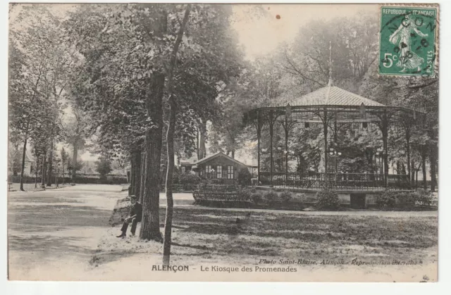 ALENCON - Orne - CPA 61 - le Kiosque des Promenades