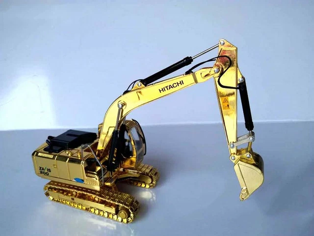 1/40 SCALE HITACHI ZAXIS200 5 Series Hydraulic Excavator GOLD  