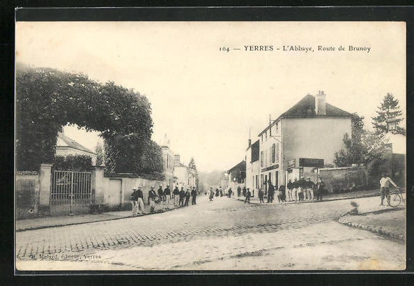 CPA Yerres, l´Abbaye, Route de Brunoy