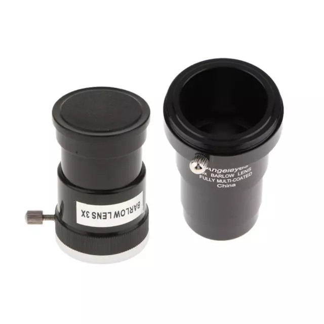 1.25 Inch 5X 3X Barlow Lens Telescope Eyepiece for Celestron Orion Astronomy