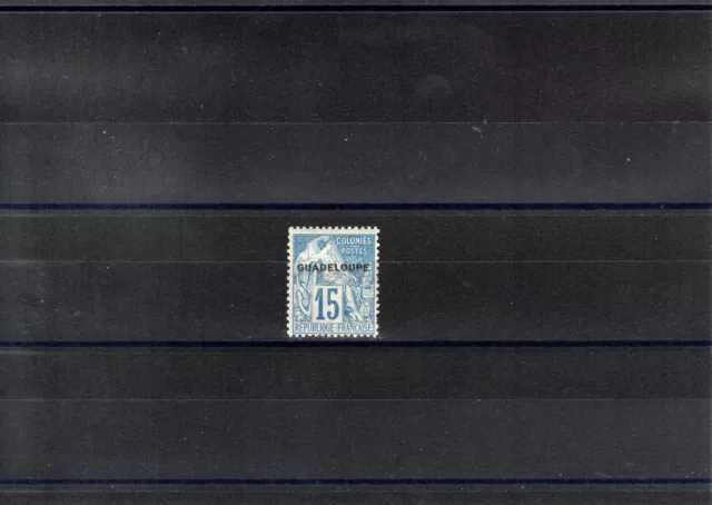 Timbre Guadeloupe France Colonie 1891 N°19 Neuf* Mh