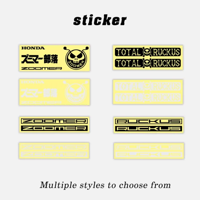 Ruckus Zoomer Stickers Car  Jdm Illest Honda AF58 Nps50 Motorcycle Sticker