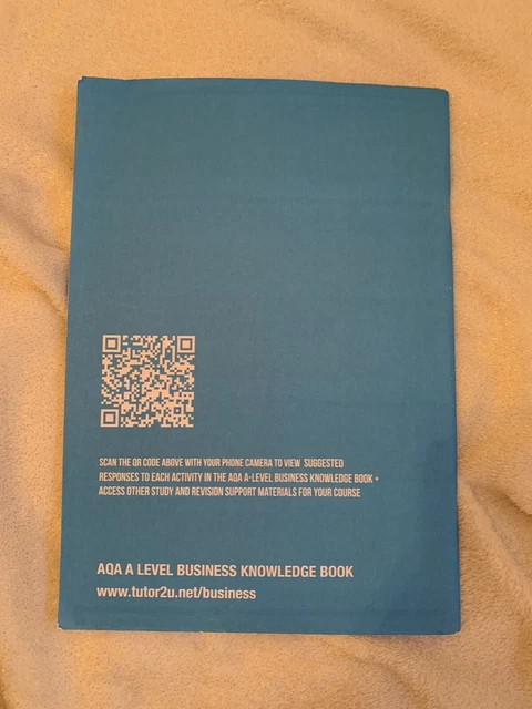 A LEVEL BUSINESS Aqa Knowledge Book! Revision Tutor2U £4.00 - PicClick UK