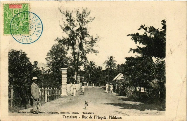 CPA AK Tamatave - Rue de l'Hopital Militaire MADAGASCAR (819575)