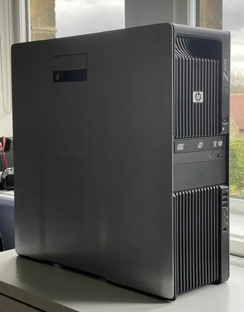 8-CORE HP Z600 WORKSTATION DUAL Xeon 2x X5570 12GB RAM 480GB SSD FirePro V4800