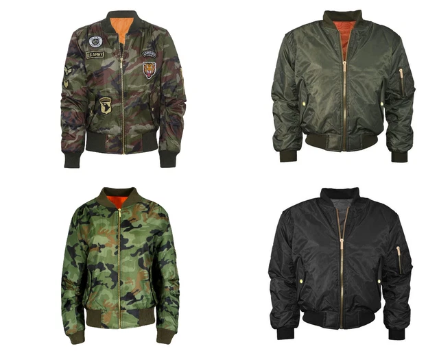 MA2 Cwu Veste Bomber Style Militaire US Mod / Scooter / Motards Bleu - Tout