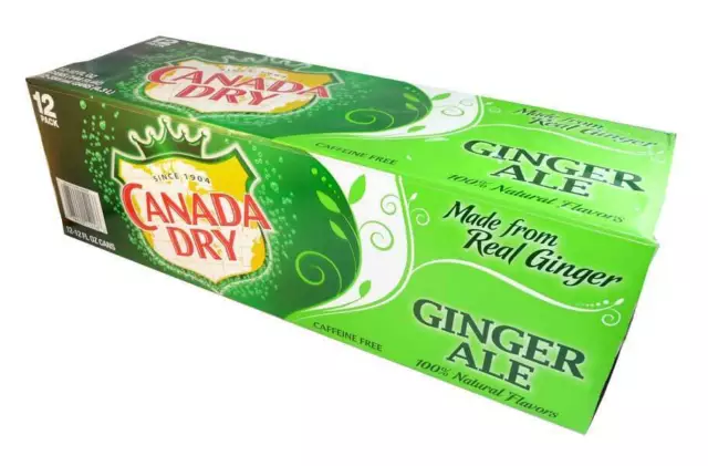 Canada Dry - Ginger Ale (12 x 355ml Cans in a Display Unit)