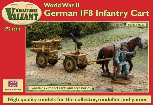 VALIANT MINIATURES 1:72 - German IF8 Infantry Cart  - VM005