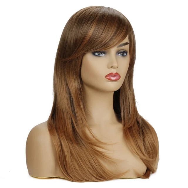 Replacement Fake Wig Headgear Wig Straight Wig Bangs Modeling Miss