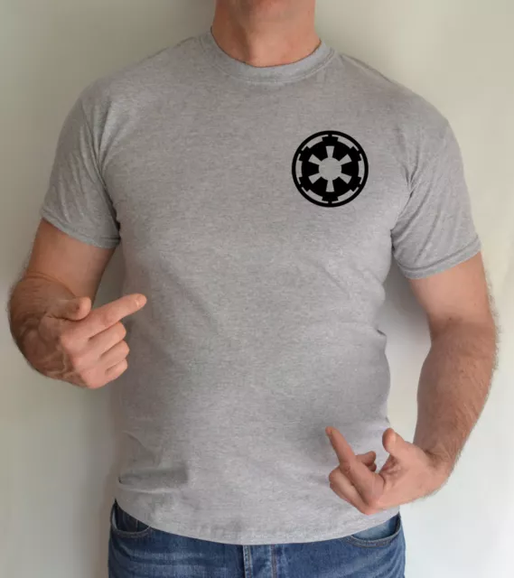 T-shirt divertente Star Wars, Impero Galattico, Logo Imperiale, Rogue one, Stormtrooper