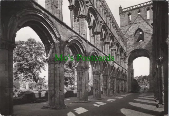 Scotland Postcard - Jedburgh Abbey Kirk, The Nave, Roxburghshire   RR15934