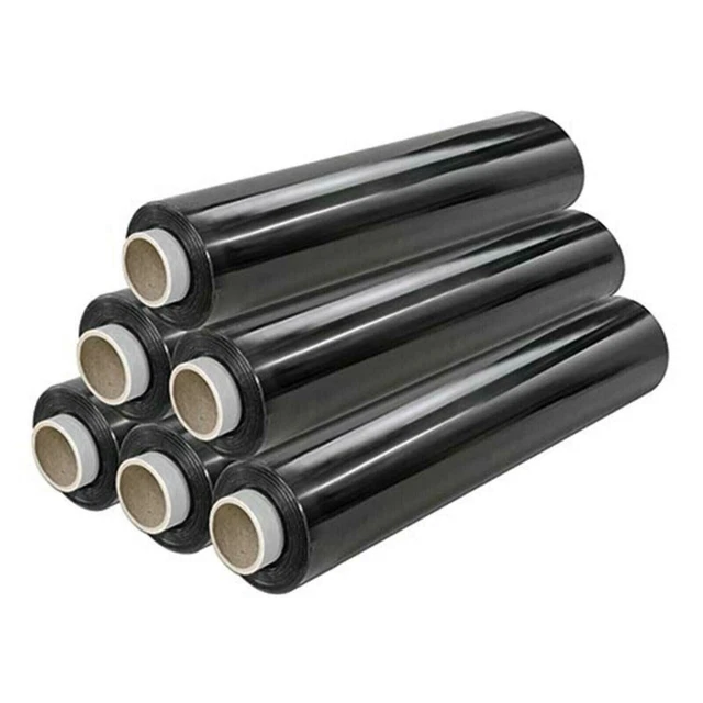 6 FILM ESTENSIBILE NERO O BIANCO TOP PELLICOLA BOBINE 2,4 Kg H. 50 Cm
