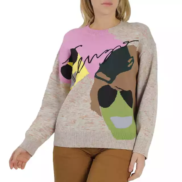 Kenzo Tribute Intarsia Crewneck Jumper