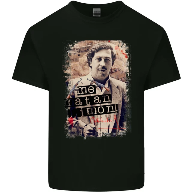 Pablo Escobar Me Matan Limon Mens Cotton T-Shirt Tee Top