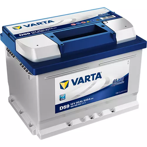 Varta Batteria Avviamento Auto Blue Dynamic 60 Ah Tipo D59 540 A Di Spunto 12 V