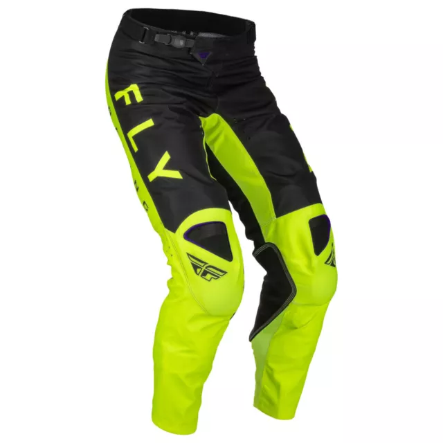 2023 Fly Racing Motocross Mx Kit Pants Jersey Kinetic Kore - Hi-Viz / Black 3