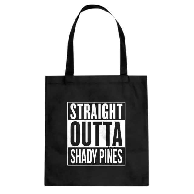 Straight Outta Shady Pines Cotton Canvas Tote Bag #3350