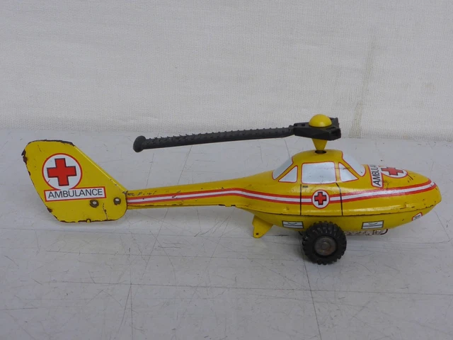 Ancien Jouet Ambulance En Tôle Joustra - Télécommande - Occasion