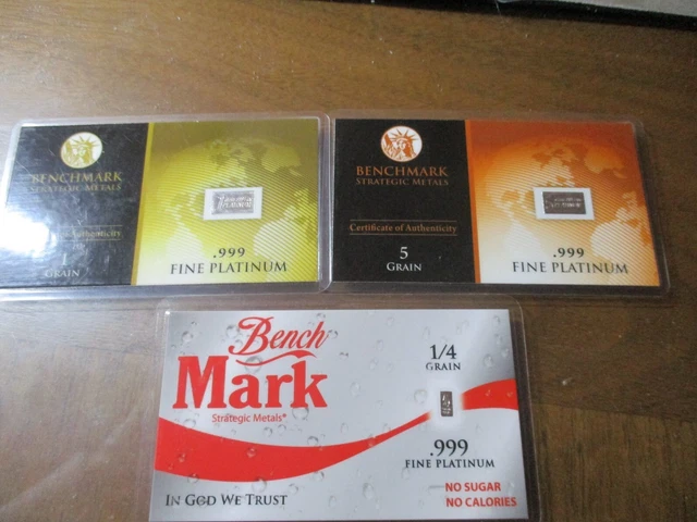 3 Benchmark Certified Platinum Cards With Grin Bars