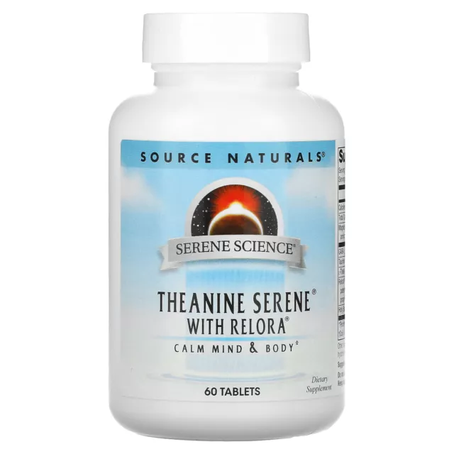 Serene Science, Theanine Serene with Relora, 60 Tablets