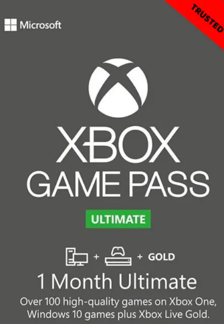 Xbox Game Pass Ultimate 1 month CANADA Only + Live Gold Membership