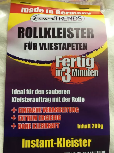 € 17,37 kg/  2 x 200 g Eurotrends Rollkleister für Vliestapeten extrem ergiebig