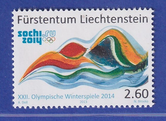 Liechtenstein 2013 Olympische Winterspiele 2014 Sotschi Mi.-Nr. 1699 **
