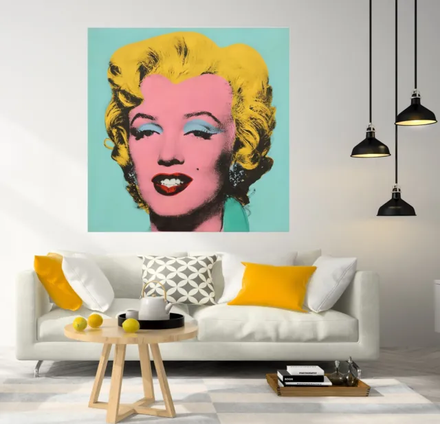 Marilyn Monroe Andy Warhol Abstrakte Kunstarbeit Gedruckt Poster Oder Gerahmte Leinwandkunst