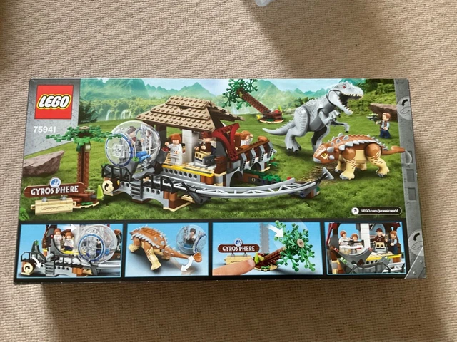 LEGO JURASSIC WORLD Indominus Rex vs. Ankylosaurus Set 75941 Dinosaur ...