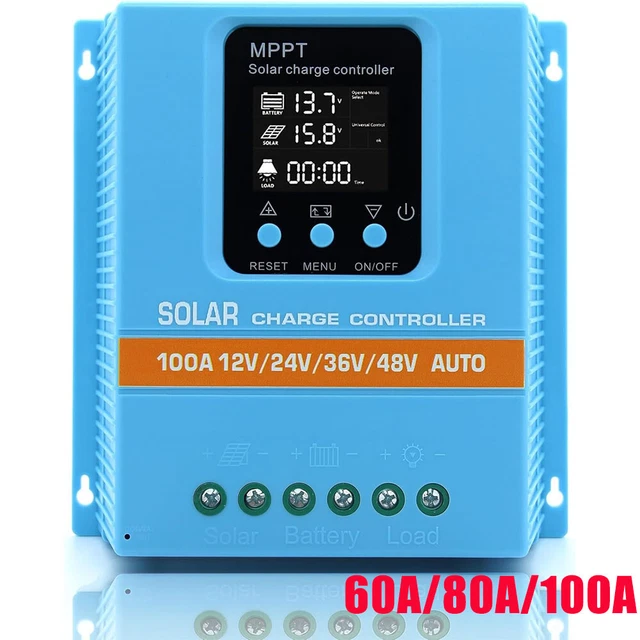 Easun 60A 80A 100A Solar Laderegler MPPT Controller Regler 12V 24V 36V 48V LCD Easun 60A 80A 100A Solar Laderegler MPPT Controller Regler 12V 24V 36V 48V LCD