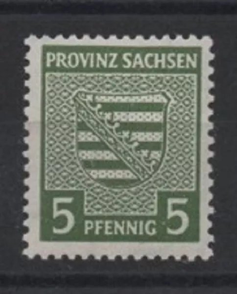 SBZ-Provinz Sachsen 75X mit Köhne Plf. f43  (Provinzwappen) postfrisch
