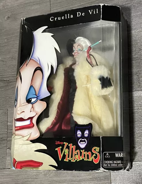 Disney Villains 88010 Cruella De Vil Theme Park Exclusive Ltd Ed  New Sealed Box