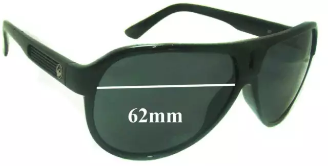 SFx Replacement Sunglass Lenses fits Dragon Experience 2 - 62mm Wide