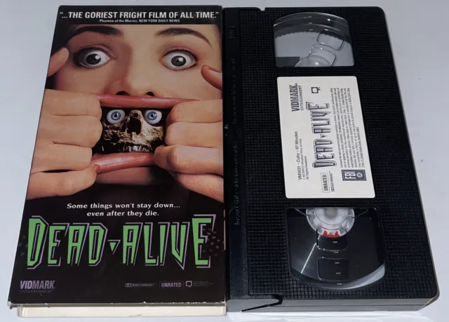DEAD ALIVE VHS Tape Horror Movie Unrated Peter Jackson Very Good ...
