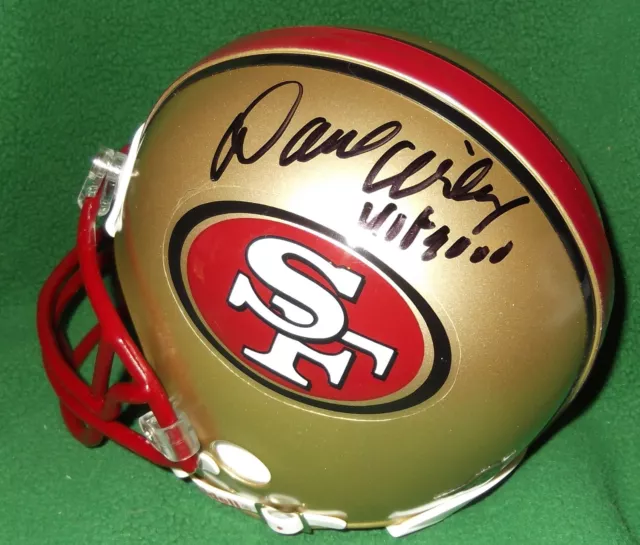 Dave Wilcox Signed San Francisco SF 49ers Mini Helmet COA