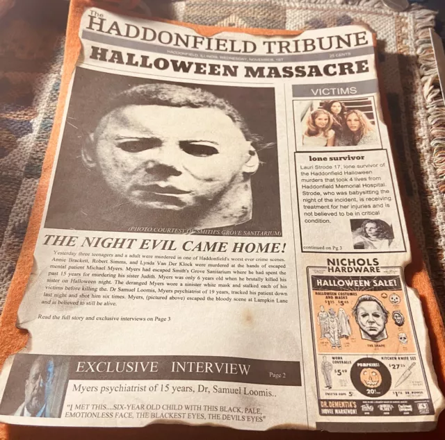 Michael Myers Halloween 1978 Print.