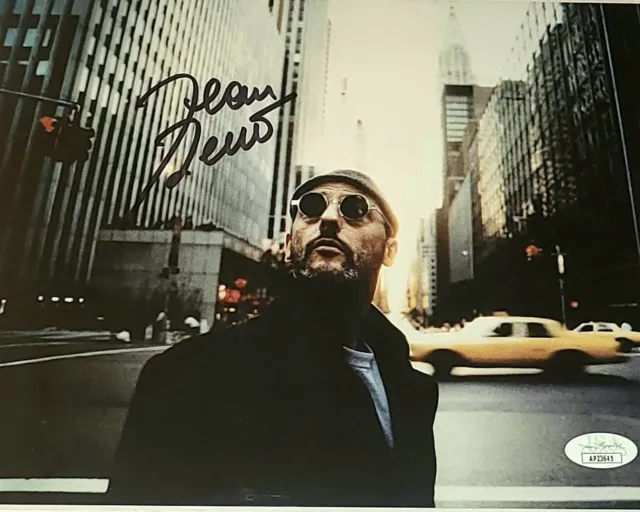 Jean Reno Signed 8x10 Photo 'Leon: The Professional' Autograph JSA COA