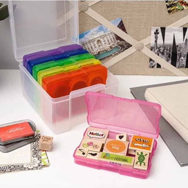 6 Boîtes De Rangement Transparentes Pour Cassettes Audio - Plastique PP, 10.5x6.5x1.5cm - Organisation