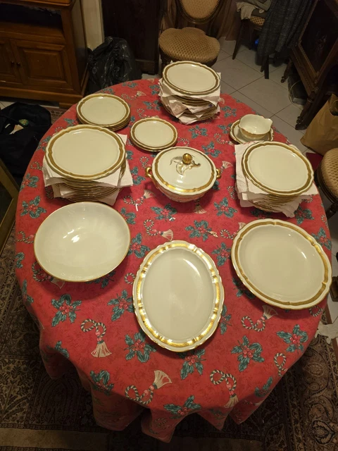 Rare Ancien Confiturier / Sucrier, Décor Main XIXème, En Porcelaine De Sevres Imgx2000 6141