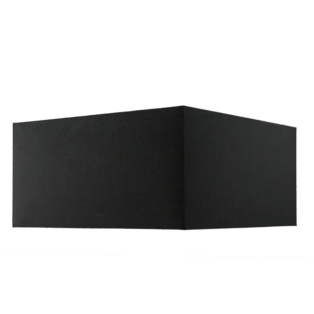 Abat-jour Abat-jour noir avec culot E27 pour lampe de table